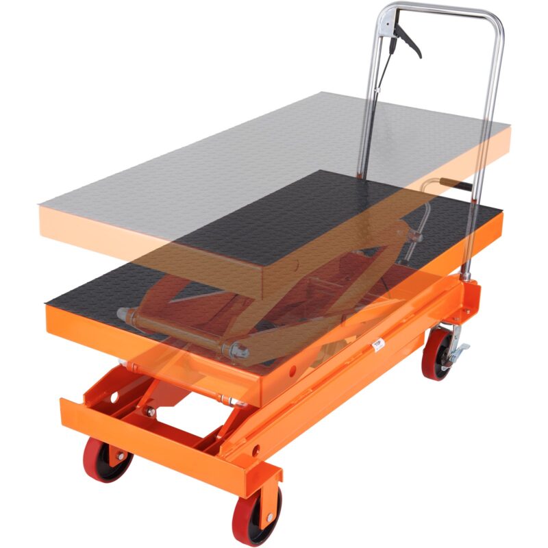 Hydraulic Lift Table Cart, 798,32 kg, 789,3 kg, 149,9 cm