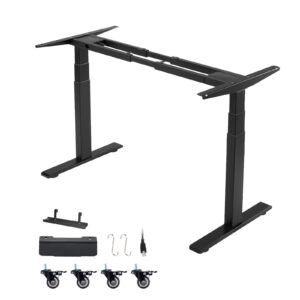 VEVOR Seisulaua raam, 125 kg, 180 cm, must — pilt 1