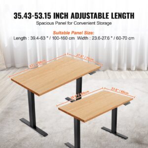VEVOR Elektriline seisulaua raam, 117 cm, 90×58×70 cm — pilt 3