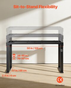 4-jalaga seisulaua raam, 80 kg, 117 cm — pilt 2