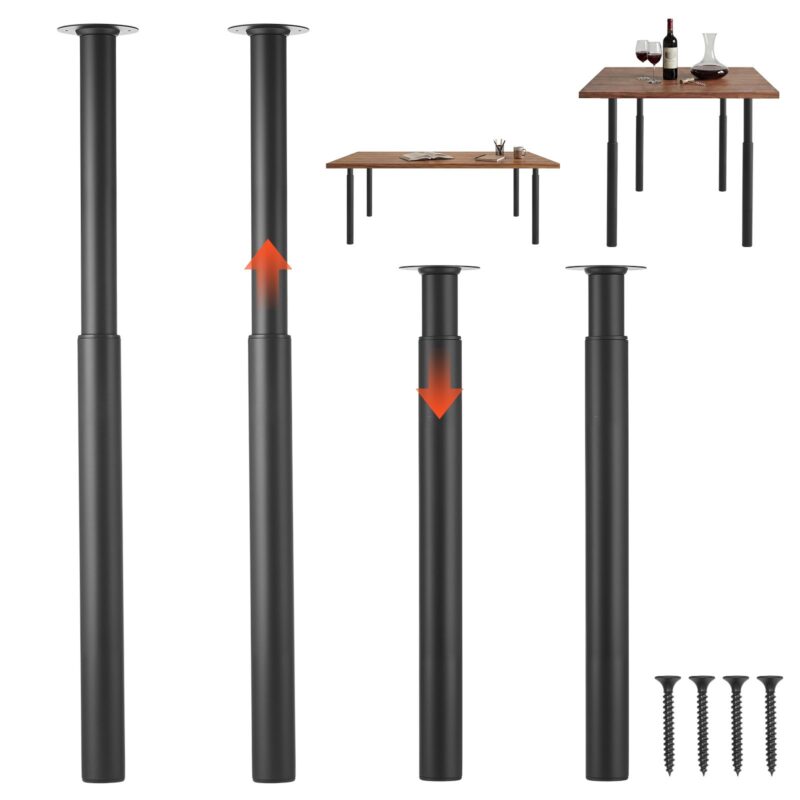 Adjustable Table Legs, 544 kg, 1100 mm