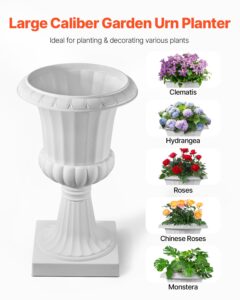 VEVOR Plastmassist urnist lillepotid, 40 x 67 cm, 2 tk, valge — pilt 2
