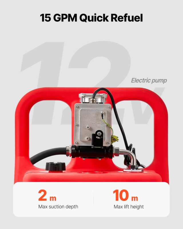Kütusekanister, 121 L, 3,96 m