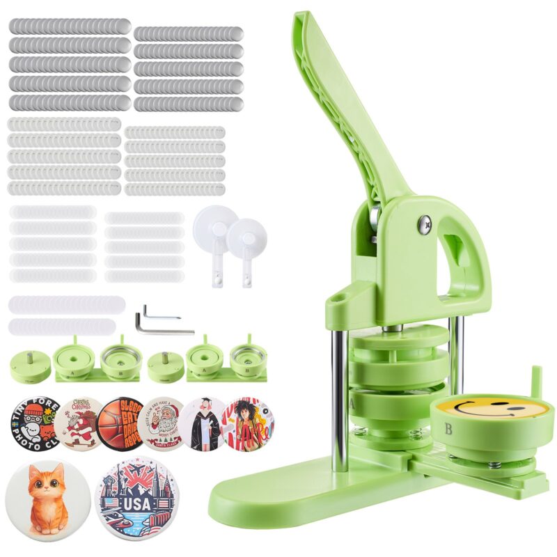 Button Maker Machine, 58 mm, 5,08 cm, 200 tk