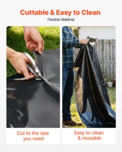 0,1 mm plastkile 3,05 x 30,48 m must vastupidav polüetüleen — pilt 6