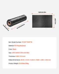 24' x 100' vastupidav plastleht, 6 mm — pilt 7