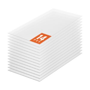 VEVOR 14 Pack polükarbonaadist kasvuhoonepaneelid, 14 tk, 130 cm — pilt 1