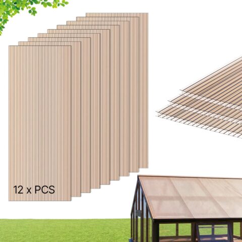Roof Panels, 1520 x 610 x 6 mm, 12 tk