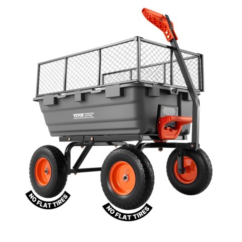 Garden Dump Cart, 544 kg, 5,08 cm