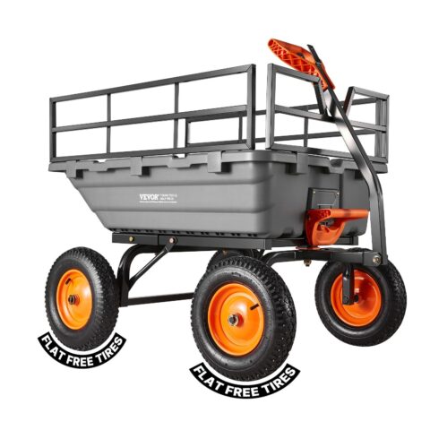 Garden Dump Cart, 680 kg, 425 L, 5,08 cm
