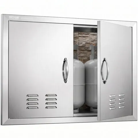 VEVOR BBQ ligipääsuuks, 762 x 533 mm, roostevabast