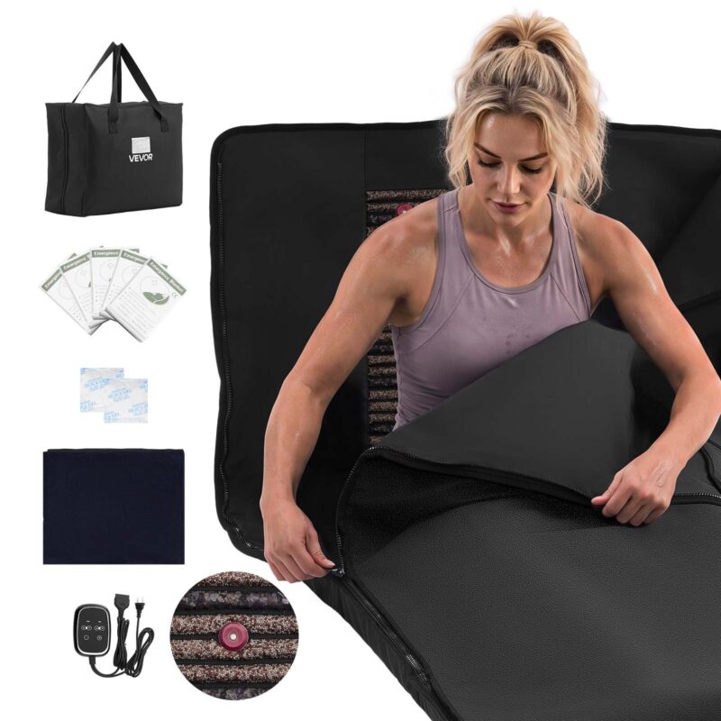 Infrared Sauna Blanket with Mineral Stones, 185 x 90 cm, 3 mm