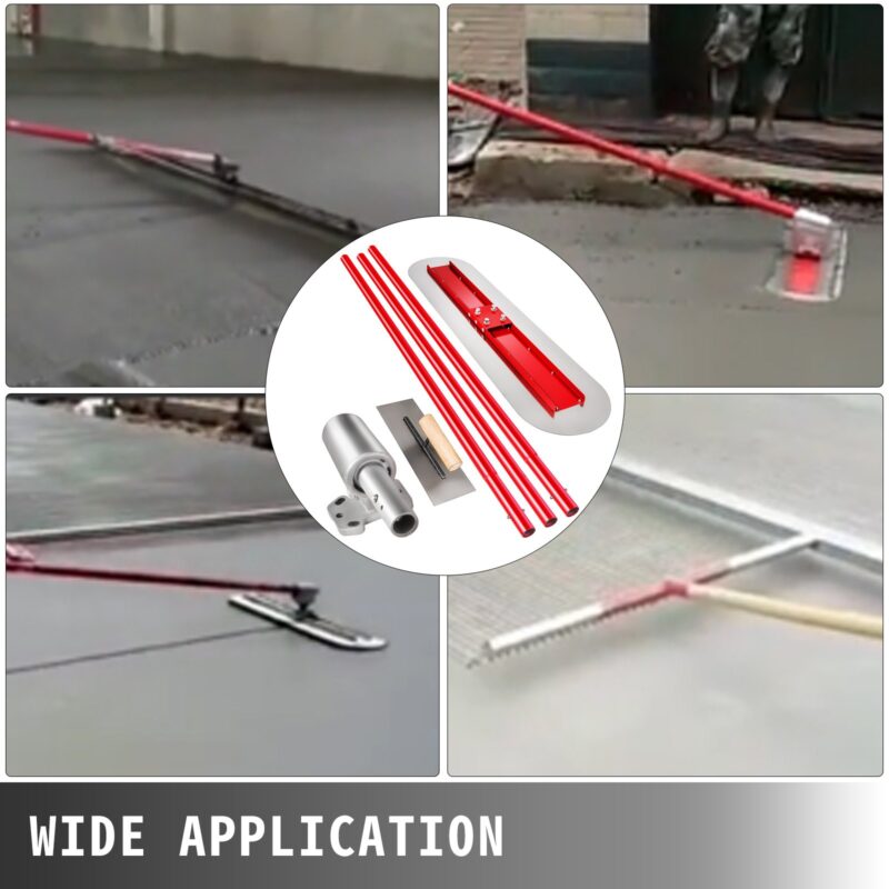 Bull Float Mangaan Teras Betooni ujuk 1200x300mm Betooni ujukitööriist Tsemenditööriist