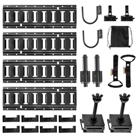 E-Track Tie-Down Rail Kit, 680,39 kg, 0,4 m, 4 tk
