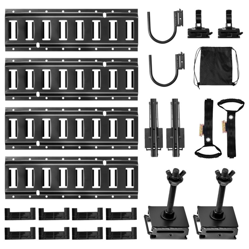 E-Track Tie-Down Rail Kit, 680,39 kg, 0,4 m, 4 tk