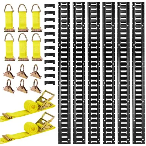 E-rööpa kinnitusrööpa komplekt, 680,39 kg, 1,5 m, 6 tk