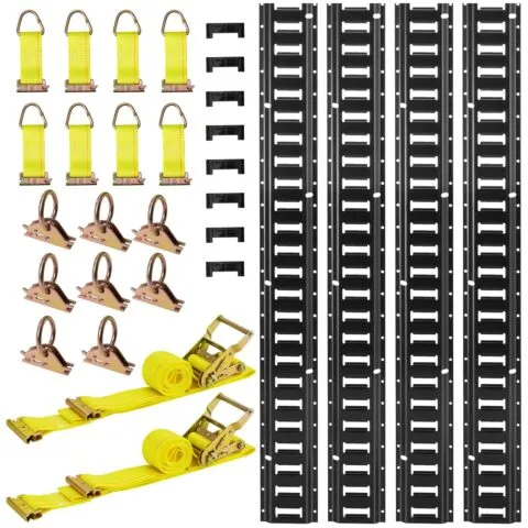 E-rööpa kinnitusrööpa komplekt, 909 kg, 2,3 m, 4 tk