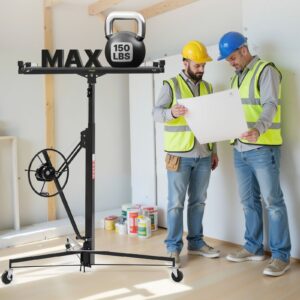 VEVOR 3353mm kipsplaadi tõstuk, 68 kg, 3353 mm, must — pilt 8
