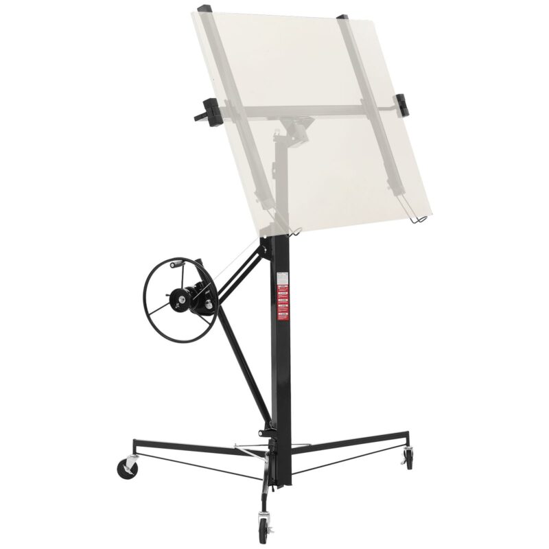 VEVOR 3353mm kipsplaadi tõstuk, 68 kg, 3353 mm, must