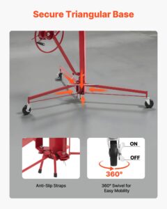 VEVOR 4877 mm kipsplaadi tõstuk, 68 kg, punane — pilt 5