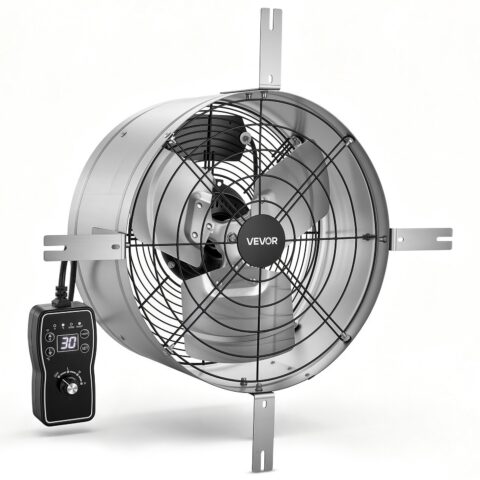 Gable Mount Fan, 38 cm, 2 m