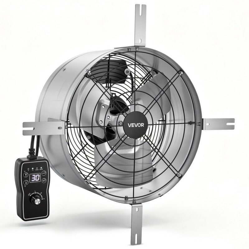 Gable Mount Fan, 38 cm, 2 m