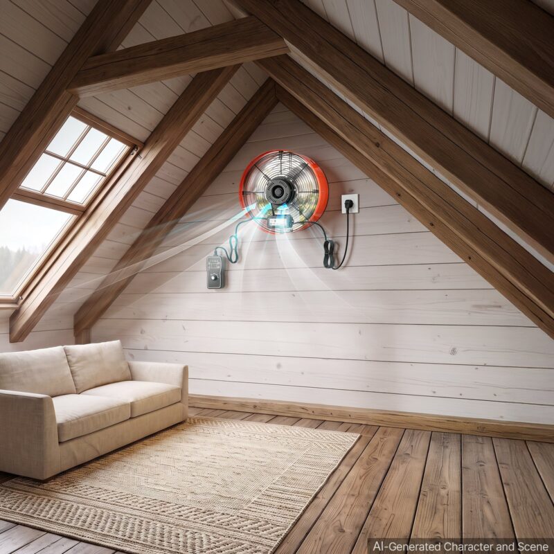 VEVORi viilkinnitusega ventilaator, 38,1 cm
