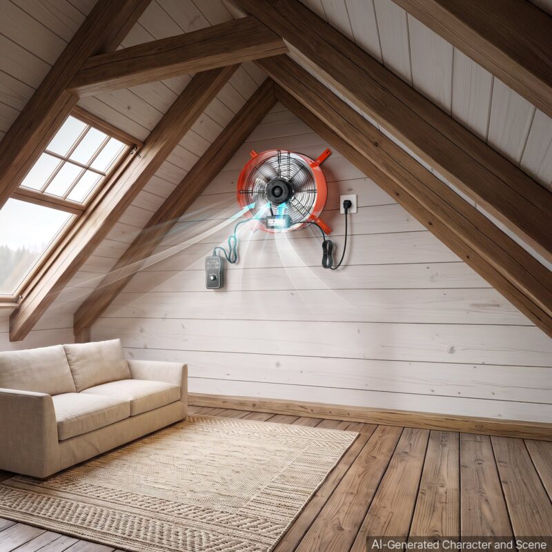 VEVOR Viilkinnitusega ventilaator, 40,6 cm, 6,5 kg