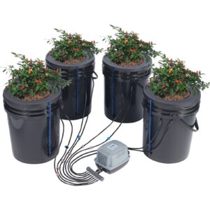 VEVOR DWC hüdropoonika kasvusüsteem, 18,9 L, 20 L — pilt 1