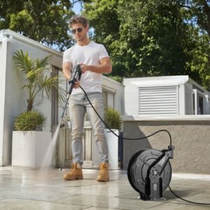 VEVOR Survepesuri voolikurull, 15,2 m, 9,5 mm, 400×205×415 mm — pilt 8