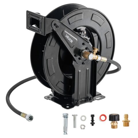 Pressure Washer Hose Reel, 15,2 m, 9,5 mm