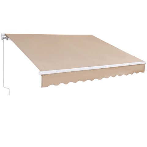Manual Retractable Awning, 2,44 x 2,13 m, 280 g