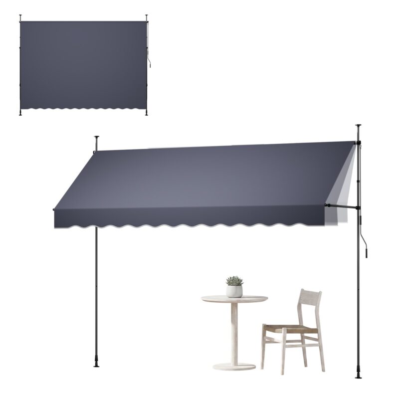 Manual Retractable Awning, 350 cm, 180 g