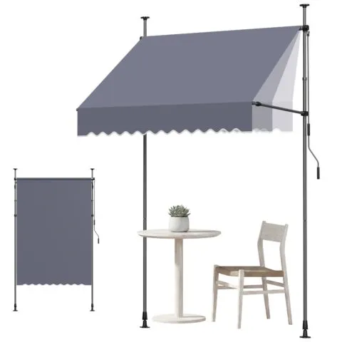 Käsitsi sissetõmmatav varikatus, 150 cm