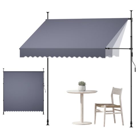 Manual Retractable Awning, 250 cm, 180 g