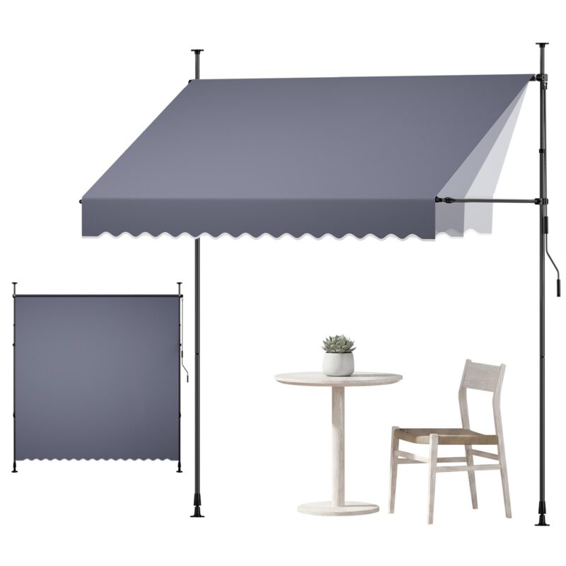 Manual Retractable Awning, 250 cm, 180 g