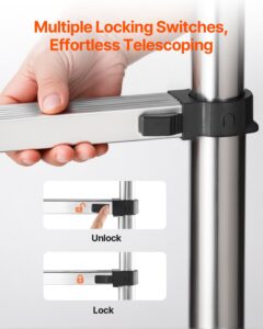 Teleskoopredel, 2540 mm, 150 kg — pilt 4