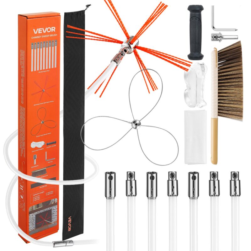 Chimney Sweep Kit, 7 m, 1,27 cm
