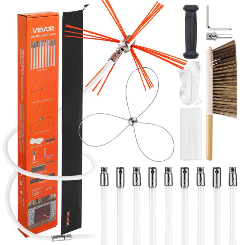 Chimney Sweep Kit, 10 m, 1,27 cm