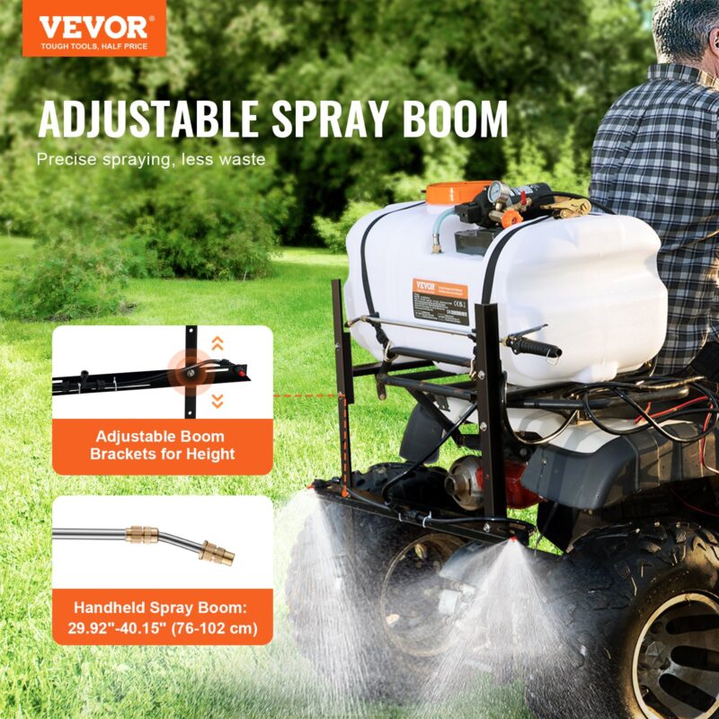 ATV täppprits, 60 L, 6,1 m