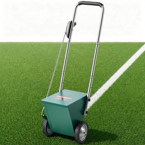 Steel Dry Line Marker 11.3kg Powder Capacity Field Dry Line Chalker, 11,3 kg, 100 mm