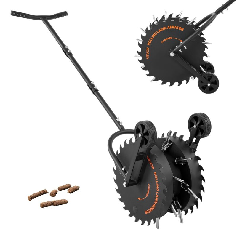 Rolling Lawn Core Aerator, 21 kg, 42,2 cm, 20,9 kg