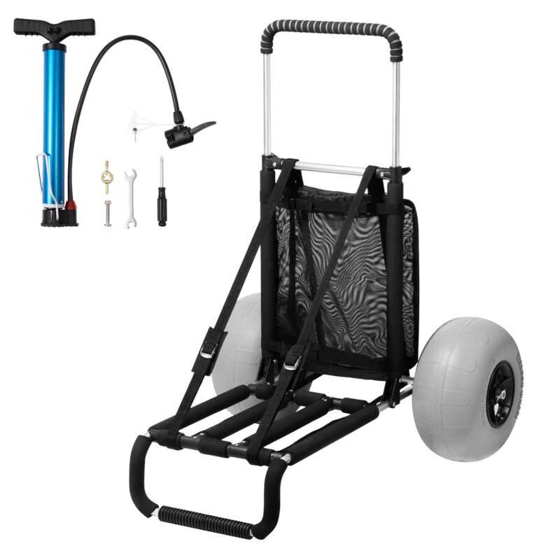 Beach Dolly with Big Wheels for Sand, 75,9 x 39,1 cm, 74,8 kg