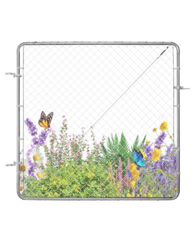Chain Link Fence Gate, 178 x 183 cm, 0,91 m