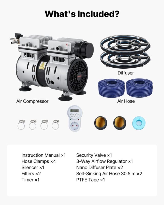 VEVOR Tiigi aeraatorid, 30,5 m, 23 kg