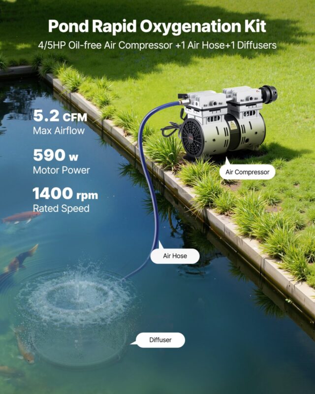 VEVOR Tiigi aeraatorid, 30,5 m, 16,5 kg