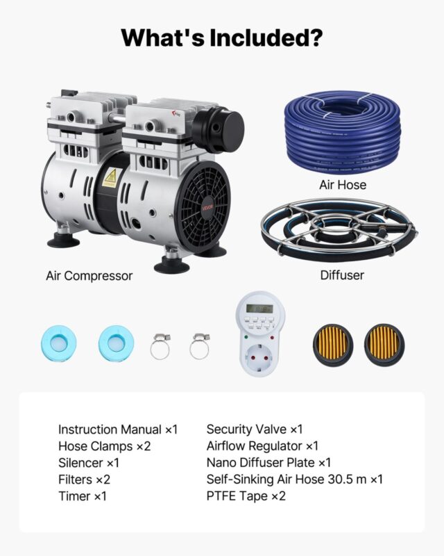 VEVOR Tiigi aeraatorid, 30,5 m, 16,5 kg