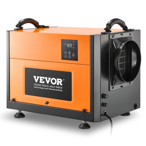 50 Pints Commercial Dehumidifier with Drain Hose, 50 L, 2 m