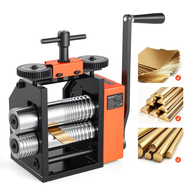 Rolling Mill 7.62 cm-1 Round Flat Half-Round Forming Roller Mill Machine, 7,62 cm, 7 mm