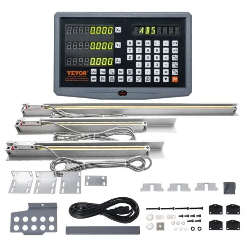 Digitaalne näit 40,64 cm & 45,72 cm ja 96,52 cm lineaarskaala 3 telje DRO kuvarikomplekt
